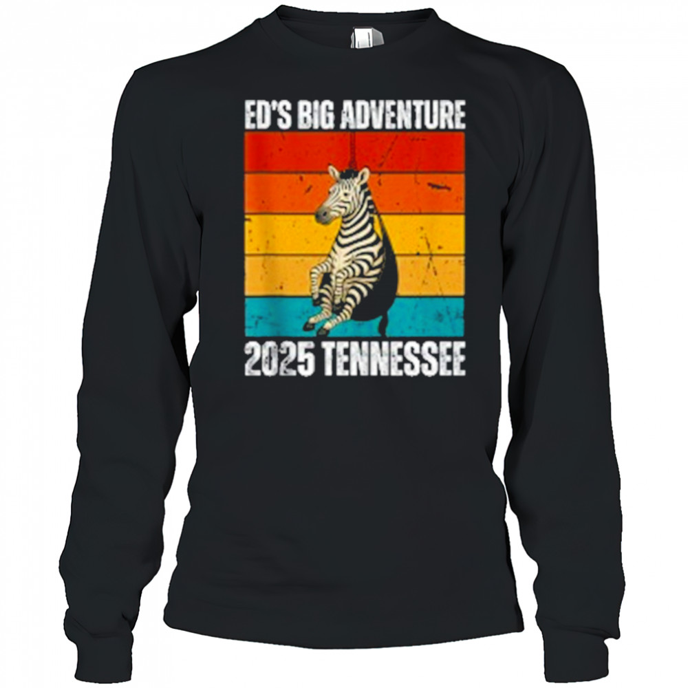 Ed The Zebra Tennessee T-Shirt Long Sleeved