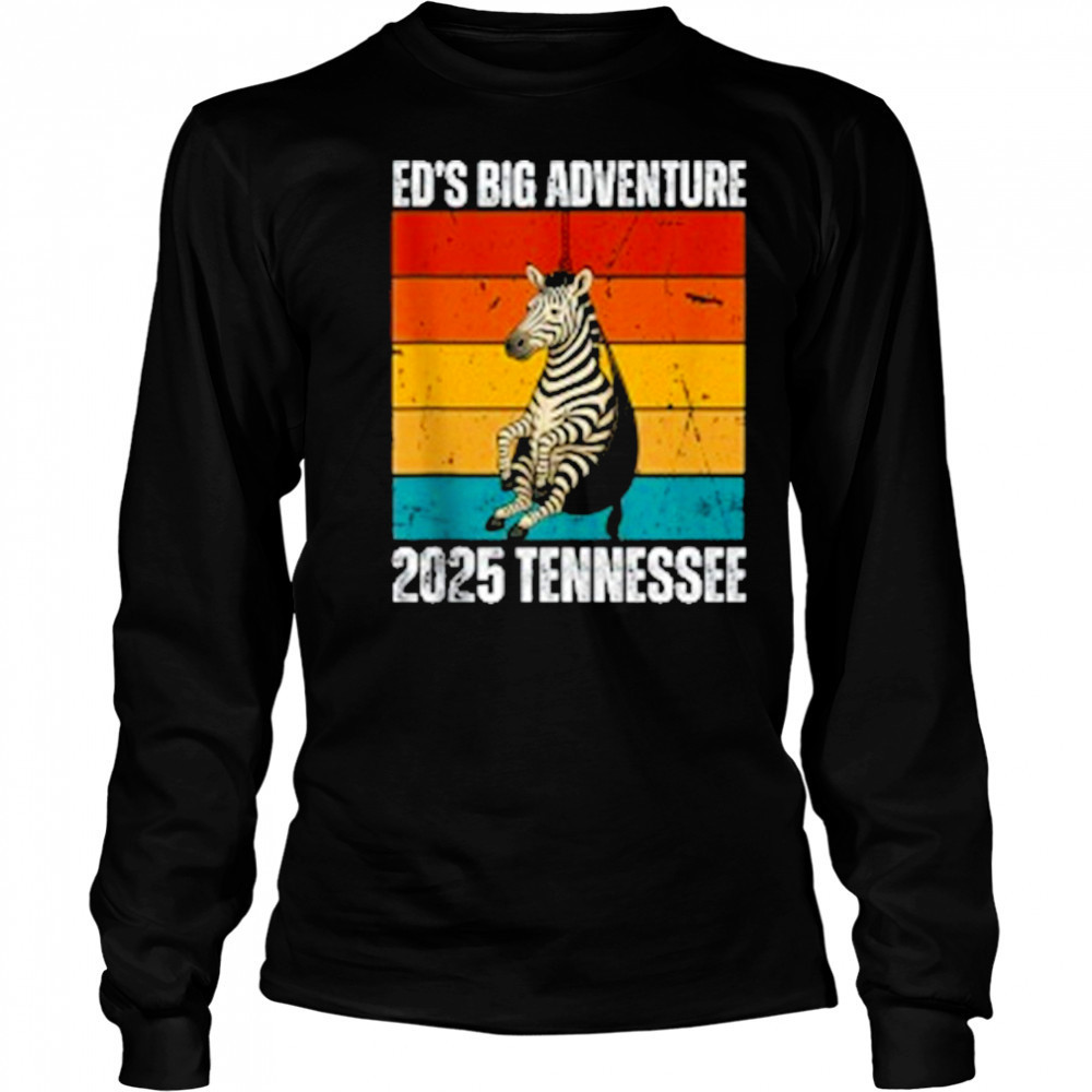Ed The Zebra Tennessee T-Shirt Long Sleeved