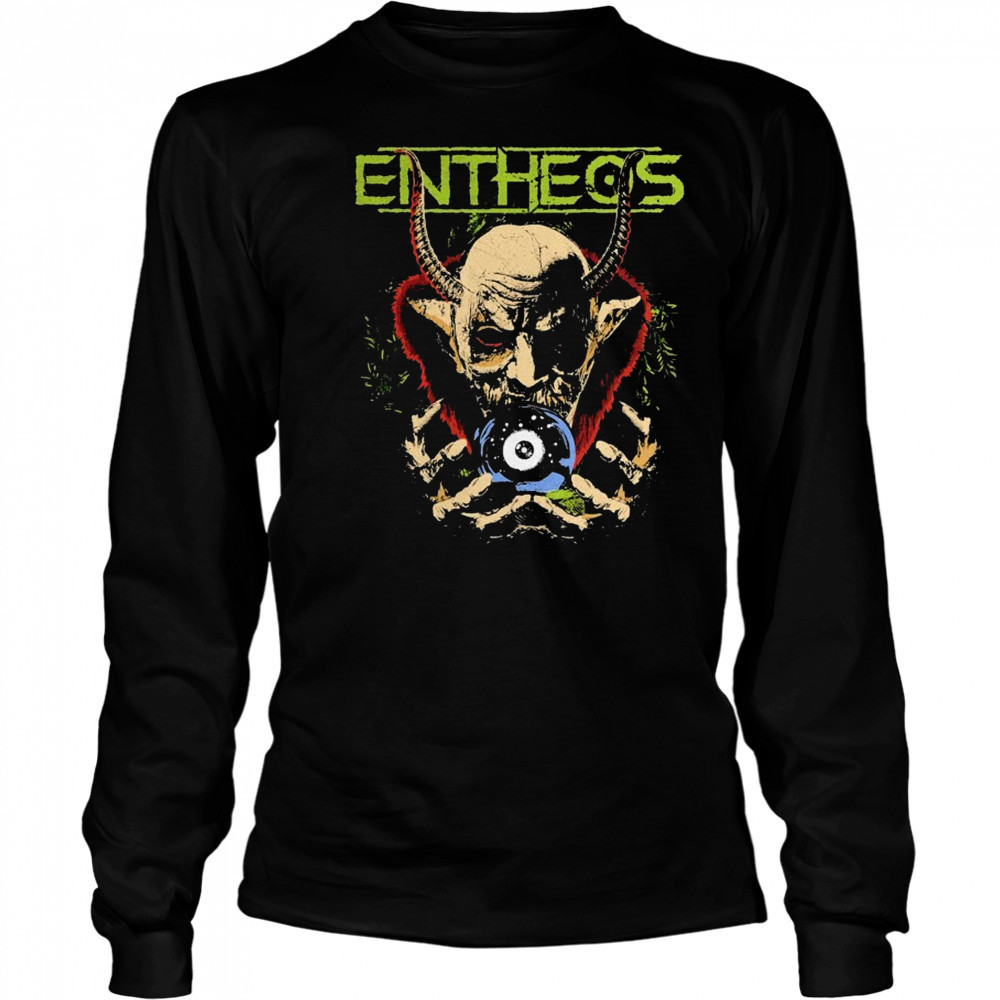Entheos Entheos Unholy Night Skull T-shirt Long Sleeved