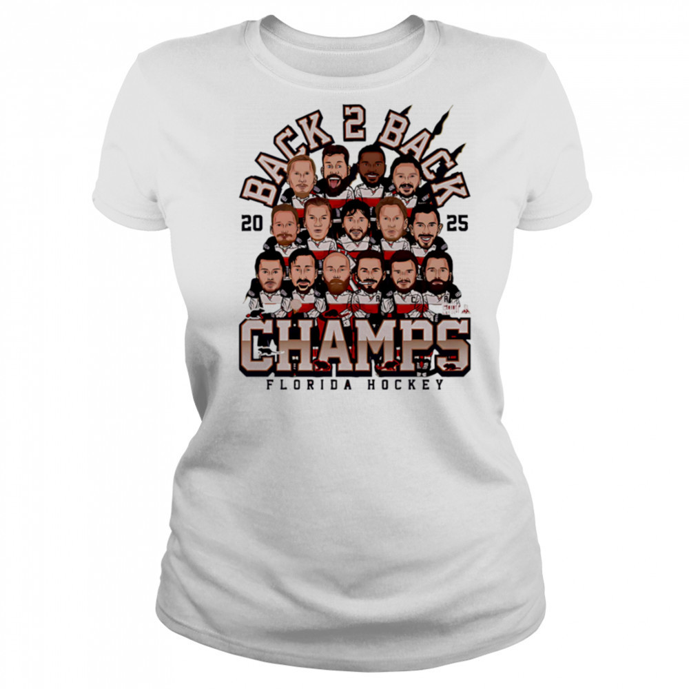 Florida Hockey Champs 2025 cartoon shirt Women's T-shirt