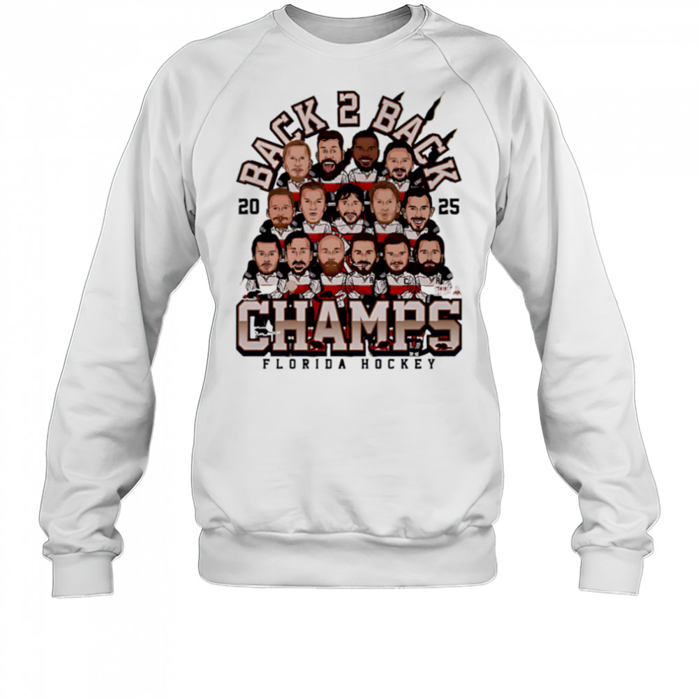 Florida Hockey Champs 2025 cartoon shirt Sweatshirt