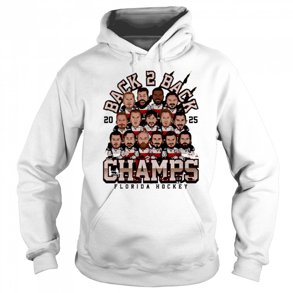 Florida Hockey Champs 2025 cartoon shirt Sweatshirt
