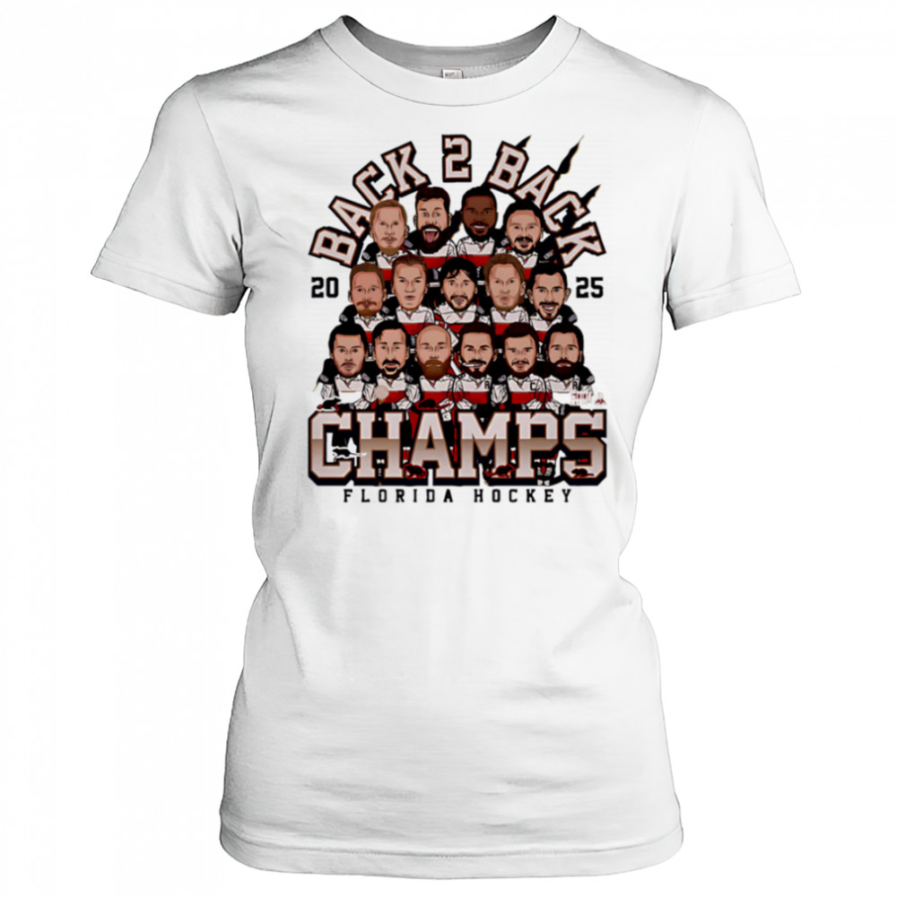 Florida Hockey Champs 2025 cartoon shirt Women's T-shirt