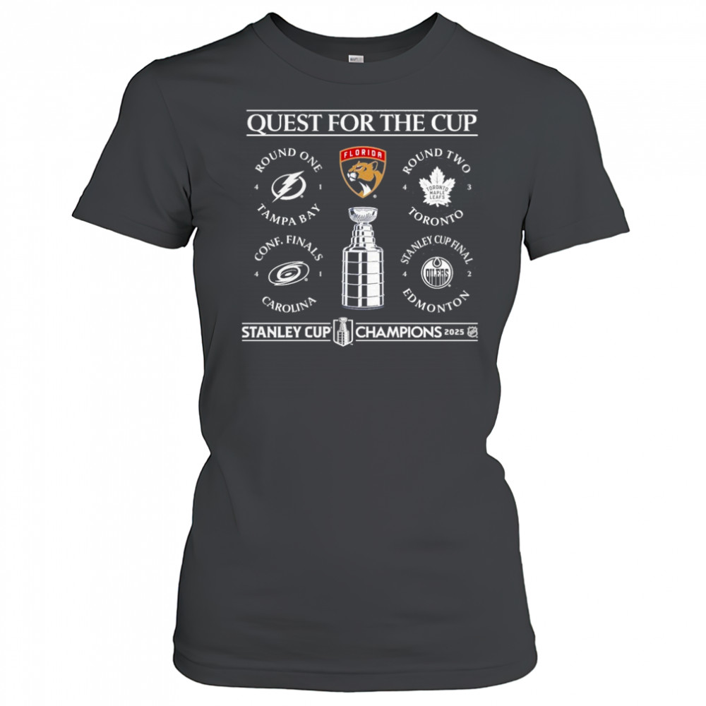 Florida Panthers 2025 Stanley Cup Champions Schedule T-Shirt Women's T-shirt
