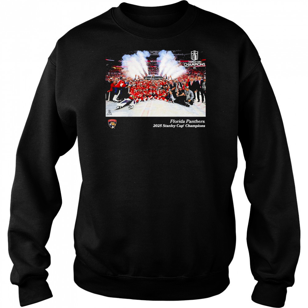 Florida Panthers 2025 Stanley Cup Champions Team Photo T-Shirt Hoodie
