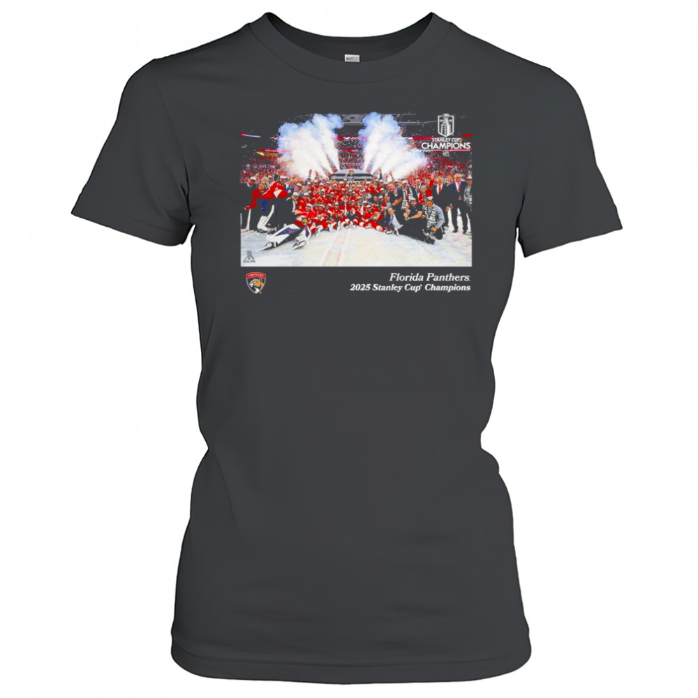 Florida Panthers 2025 Stanley Cup Champions Team Photo T-Shirt Women's T-shirt