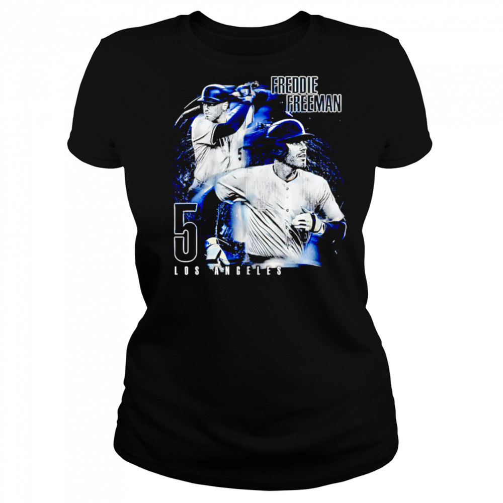 Freddie Freeman Los Angeles D Grunge shirt Women's T-shirt