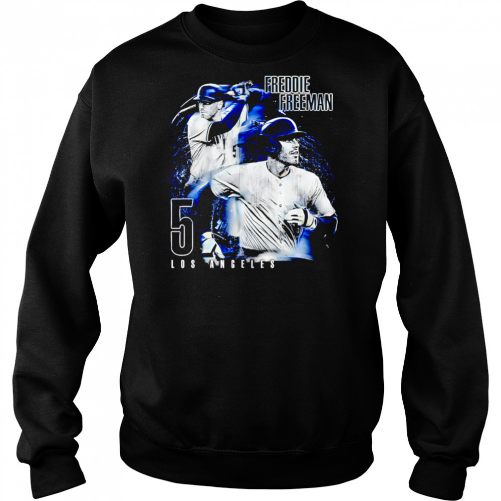 Freddie Freeman Los Angeles D Grunge shirt Hoodie