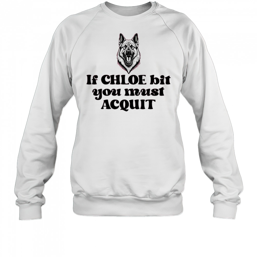 Free Karen Read 2025 If Chloe Bit You Must Acquit shirt Sweatshirt