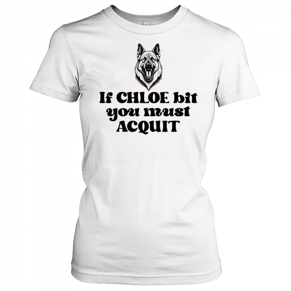 Free Karen Read 2025 If Chloe Bit You Must Acquit shirt Women's T-shirt