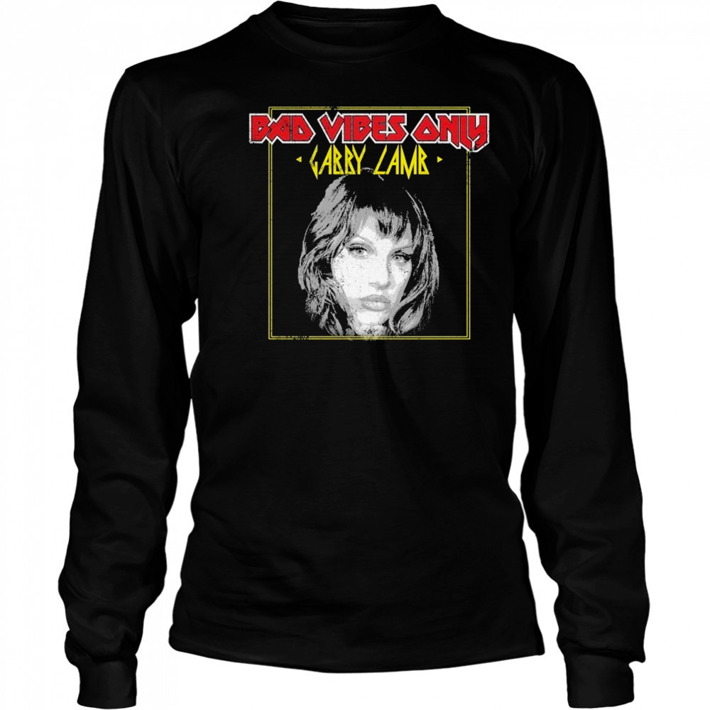 Gabby Lamb Bad Vibes Only T-shirt Long Sleeved