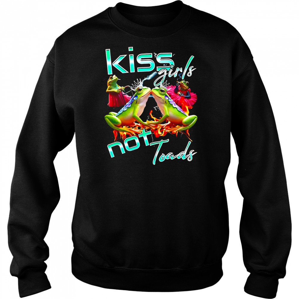 Gay frog kiss girls not toad LGBT shirt Hoodie