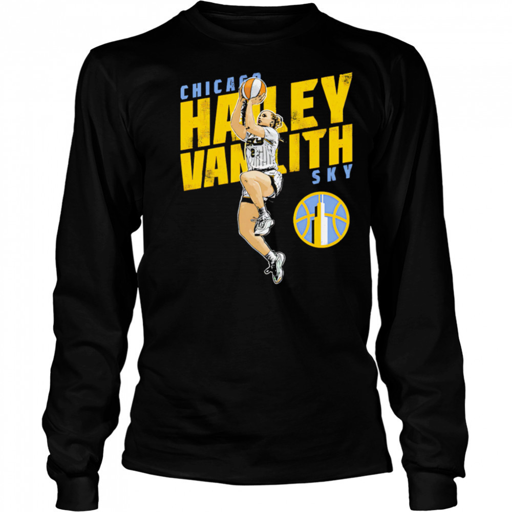 Hailey Van Lith Chicago Sky Slant shirt Long Sleeved
