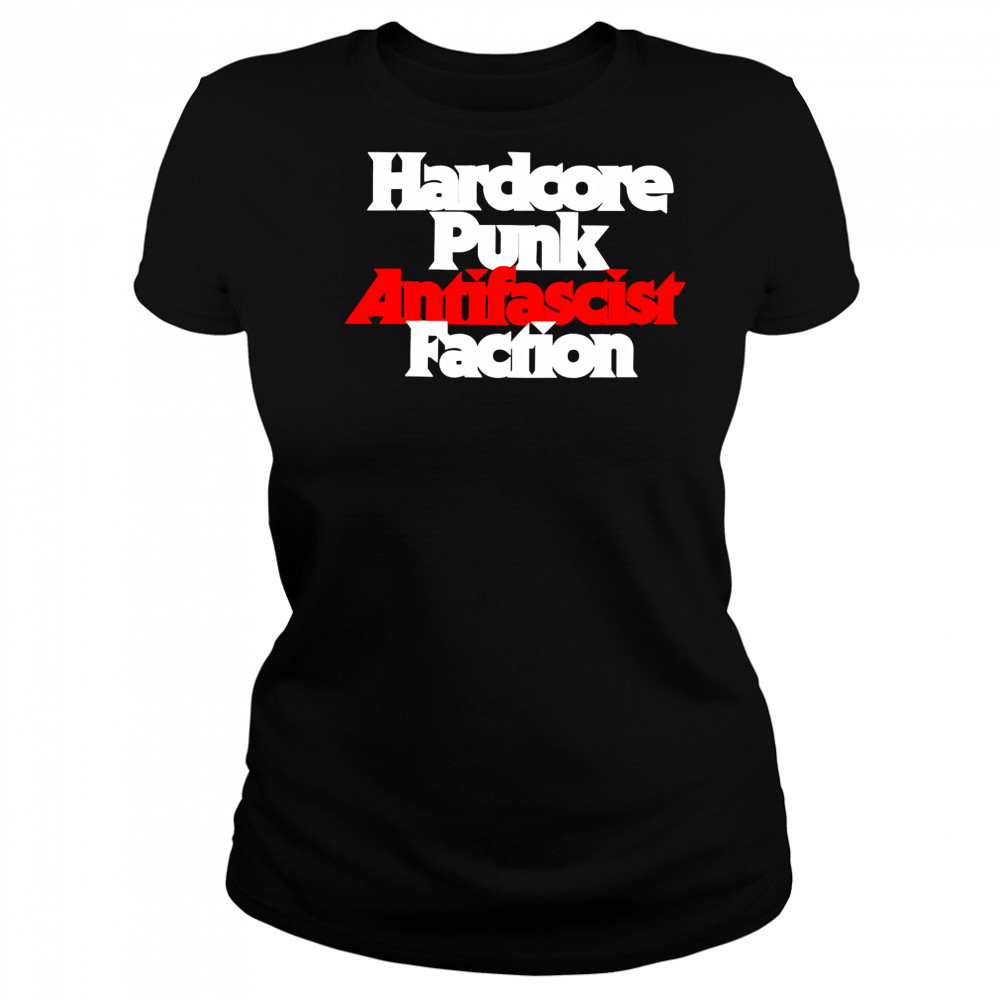 Hardcore Punk Anti Fascist Faction shirt Women's T-shirt