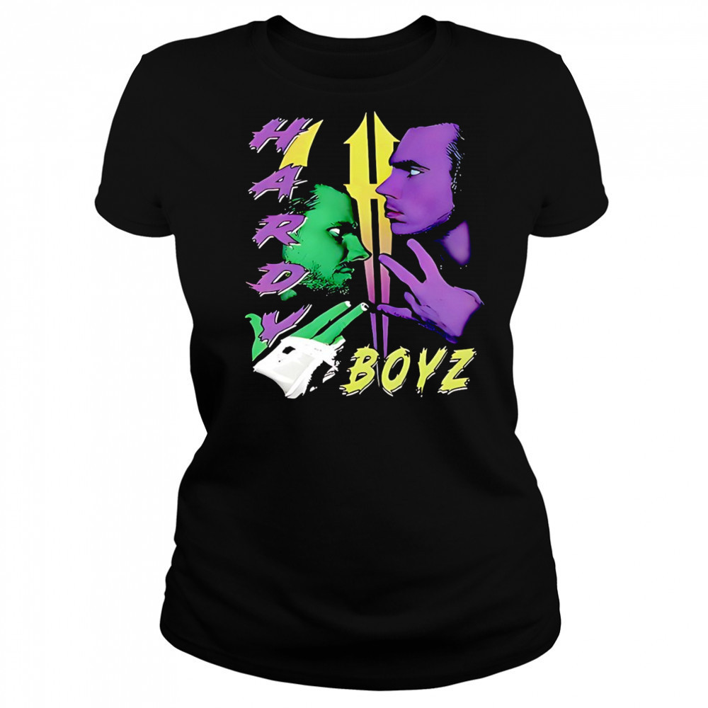 Hardy Boyz big head cartoon graphic shirt Women's T-shirt