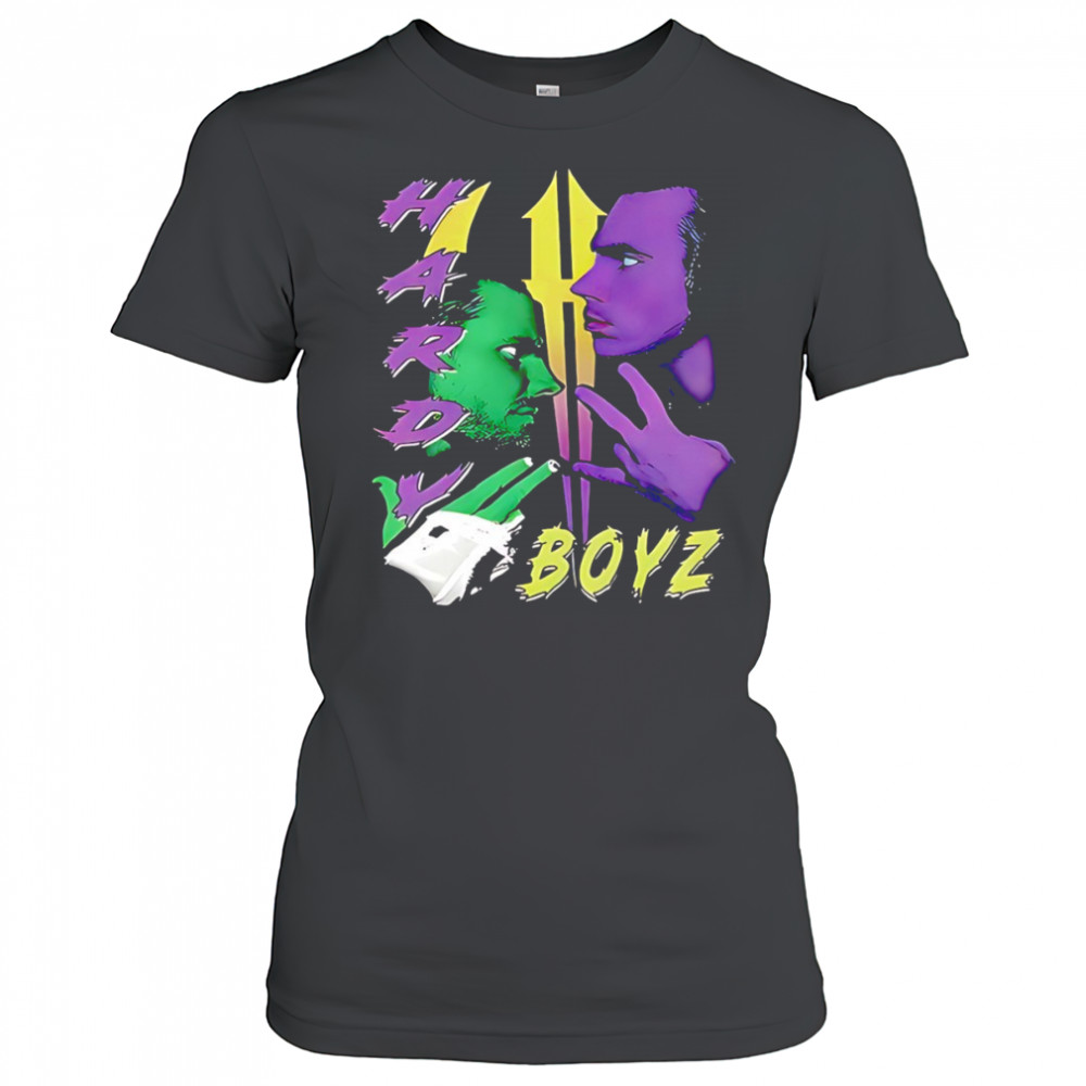 Hardy Boyz big head cartoon graphic shirt Women's T-shirt