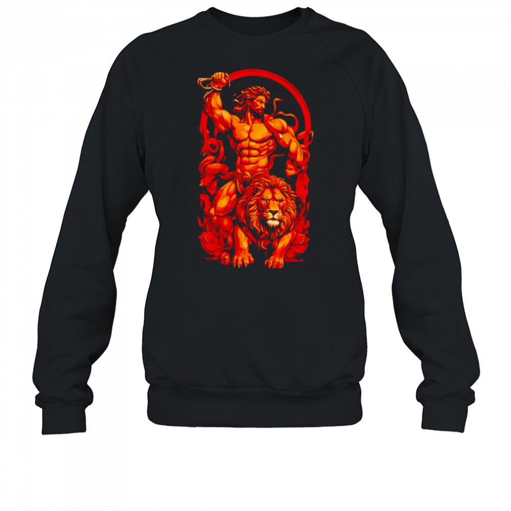Hercules Graphic Heroic Lion shirt Sweatshirt