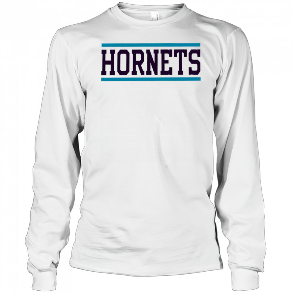 Hornets horizontal lines shirt Long Sleeved