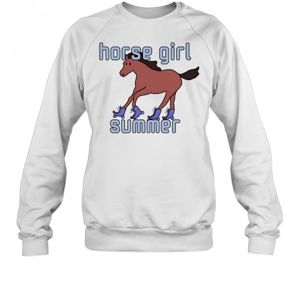 Horse girl summer shirt Sweatshirt