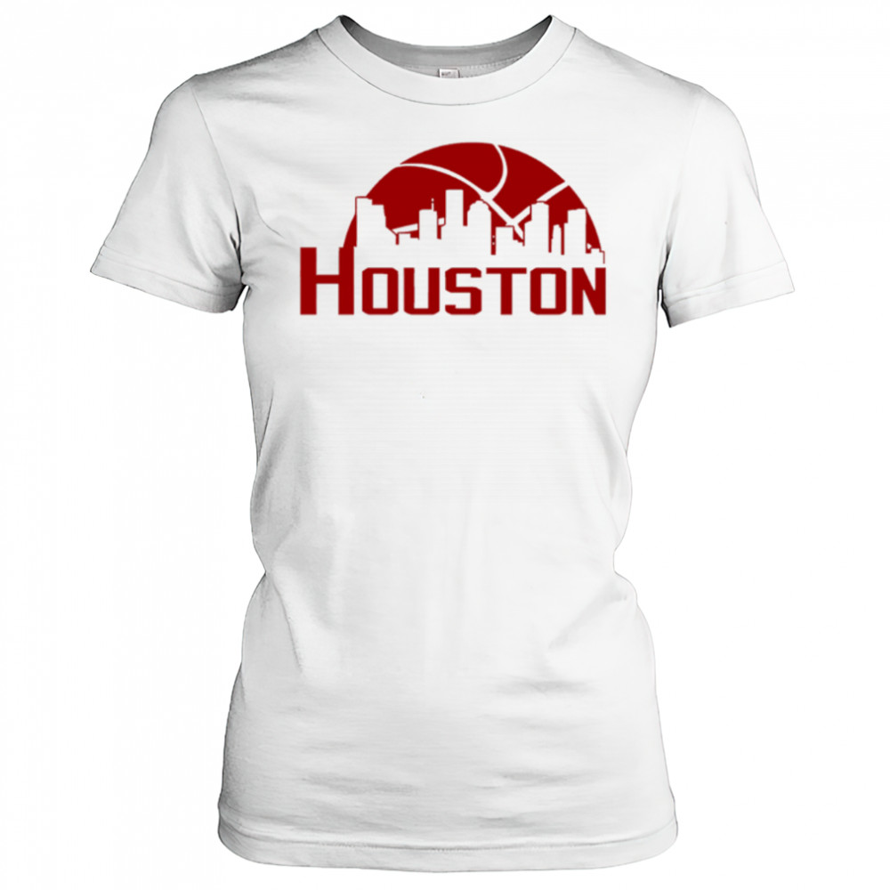 Houston Rockets Cityscape Skyline style 2025 shirt Women's T-shirt