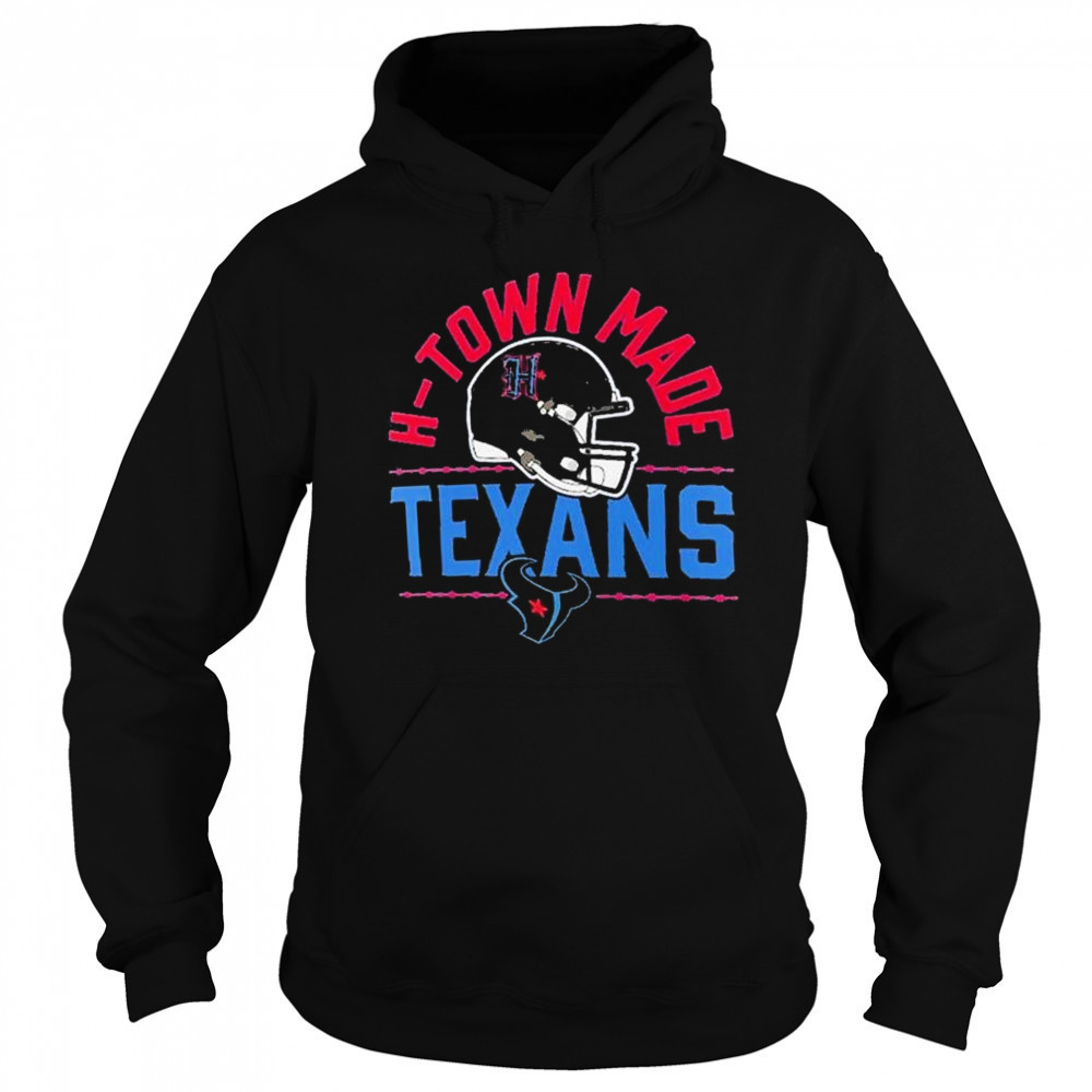 Houston Texans H-Town Helmet T-Shirt Sweatshirt