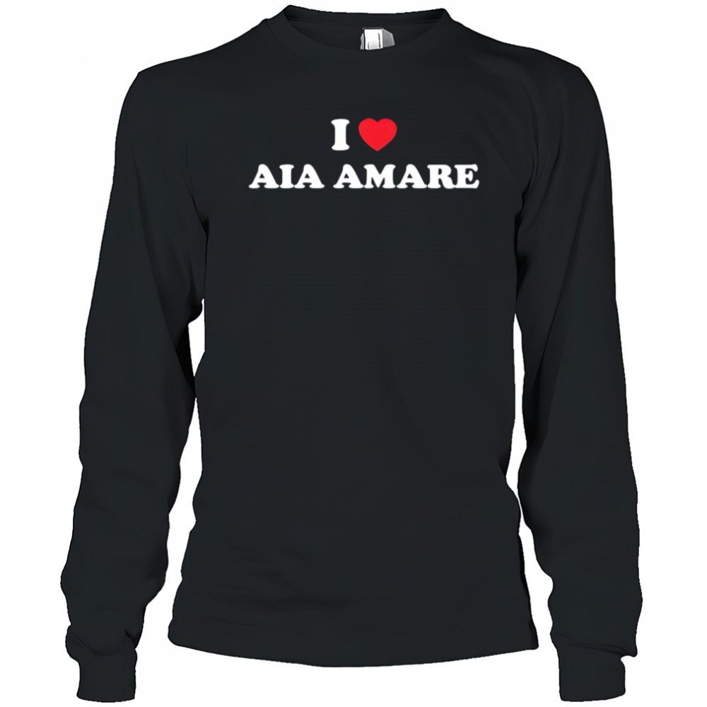 I Love Αia Αmare shirt Long Sleeved