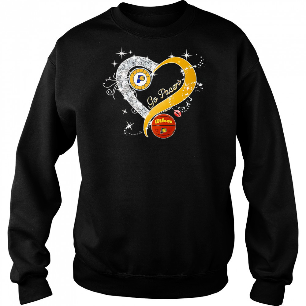 Indiana Pacers Go Pacers heart shirt Hoodie