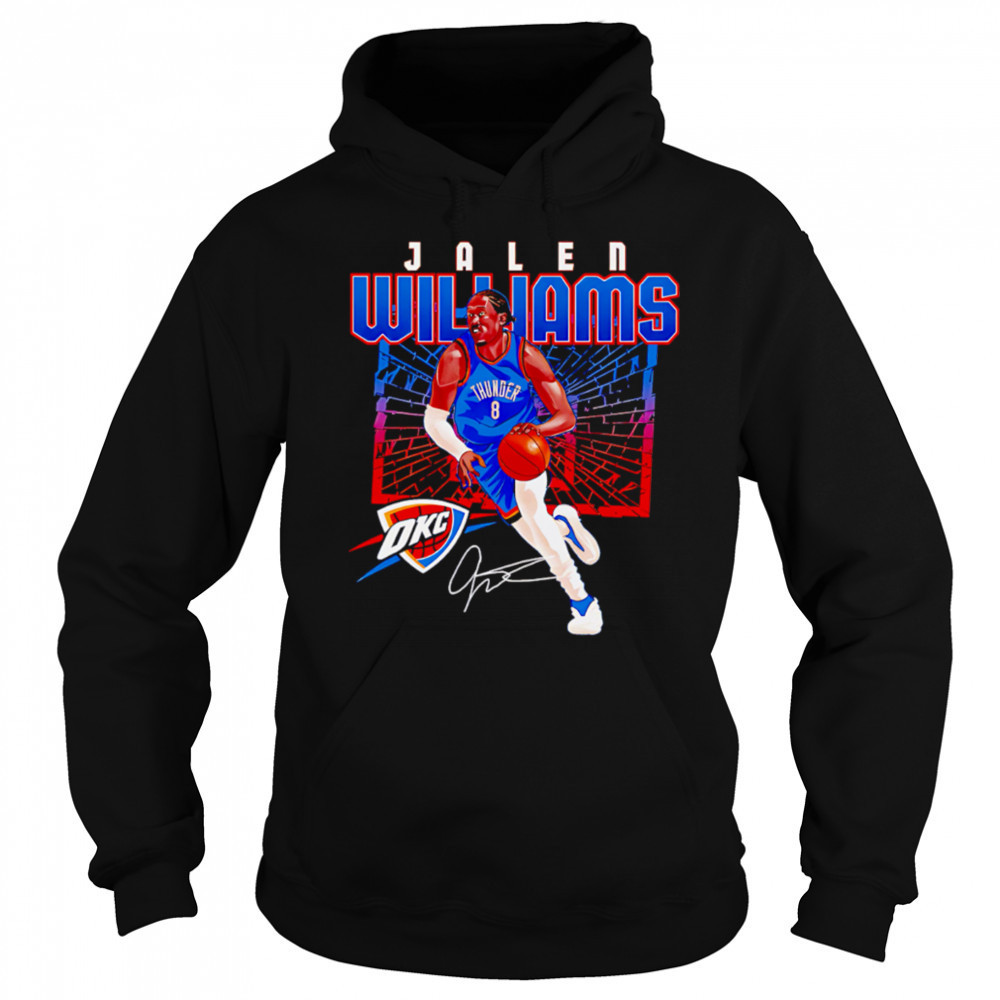 Jalen Williams Oklahoma City Thunder Shattered shirt Sweatshirt