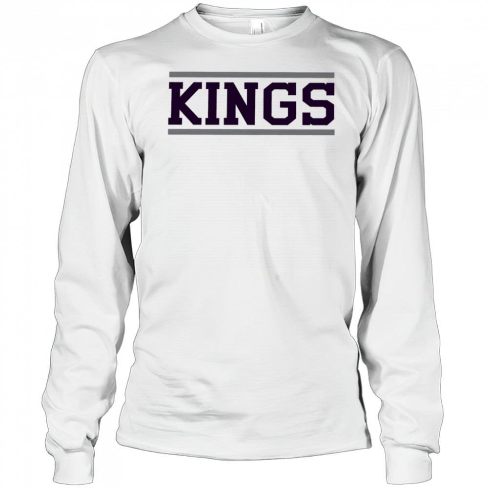 Kings horizontal lines shirt Long Sleeved