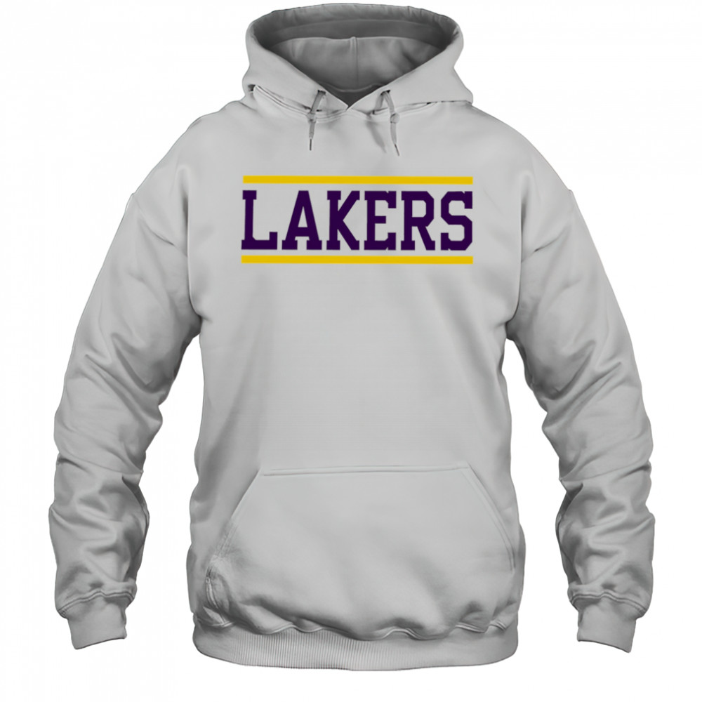 Lakers horizontal lines shirt Hoodie