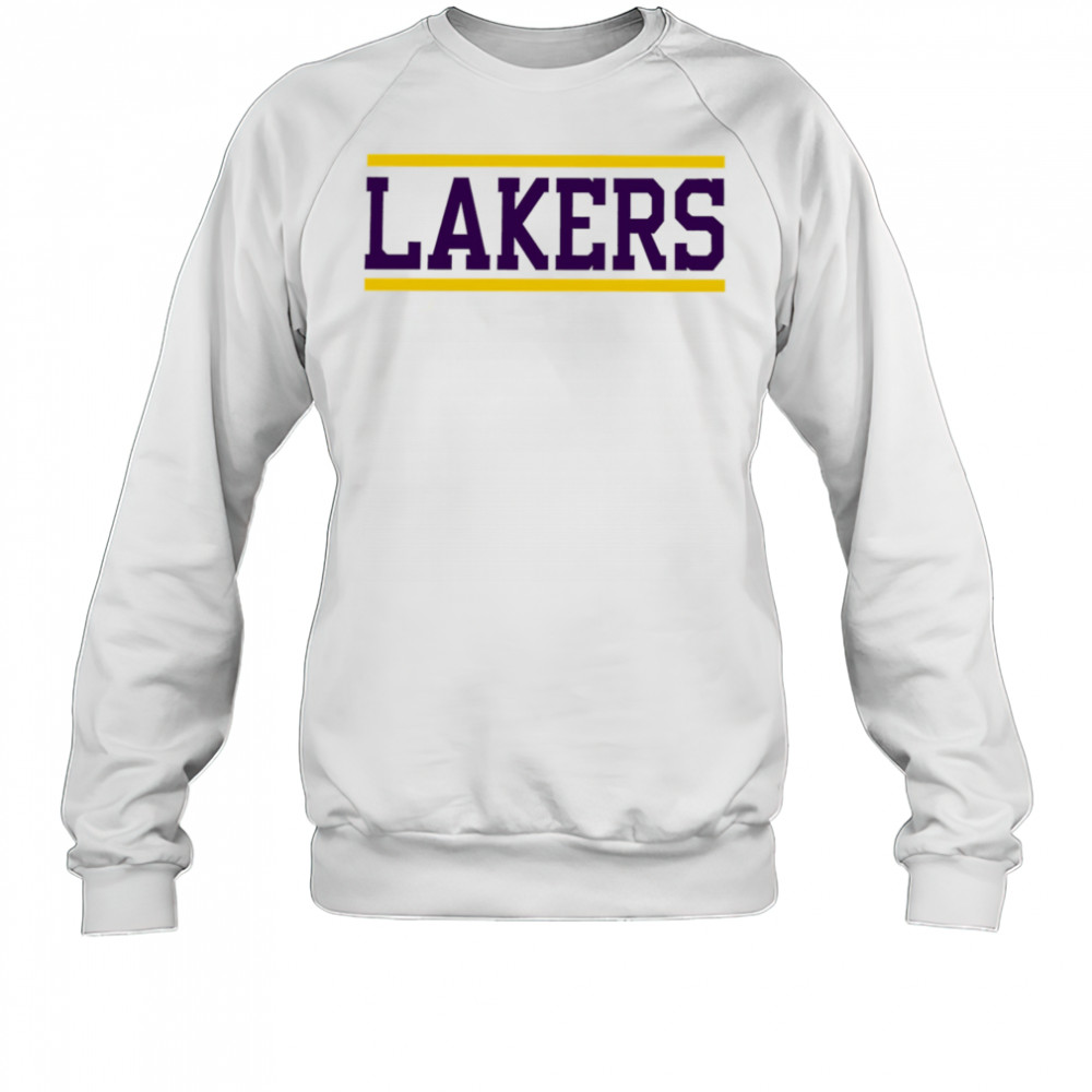 Lakers horizontal lines shirt Sweatshirt
