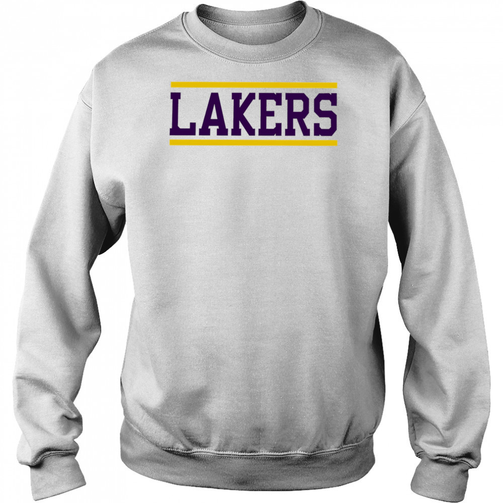 Lakers horizontal lines shirt Hoodie