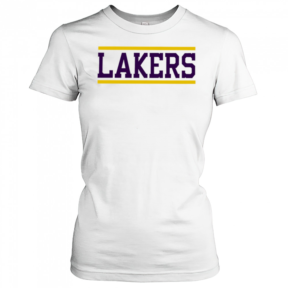 Lakers horizontal lines shirt Women's T-shirt
