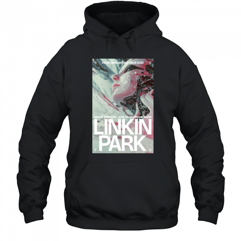 Linkin Park Olympiastadion June 18 2025 Berlin Germany Concert Poster T-Shirt Hoodie