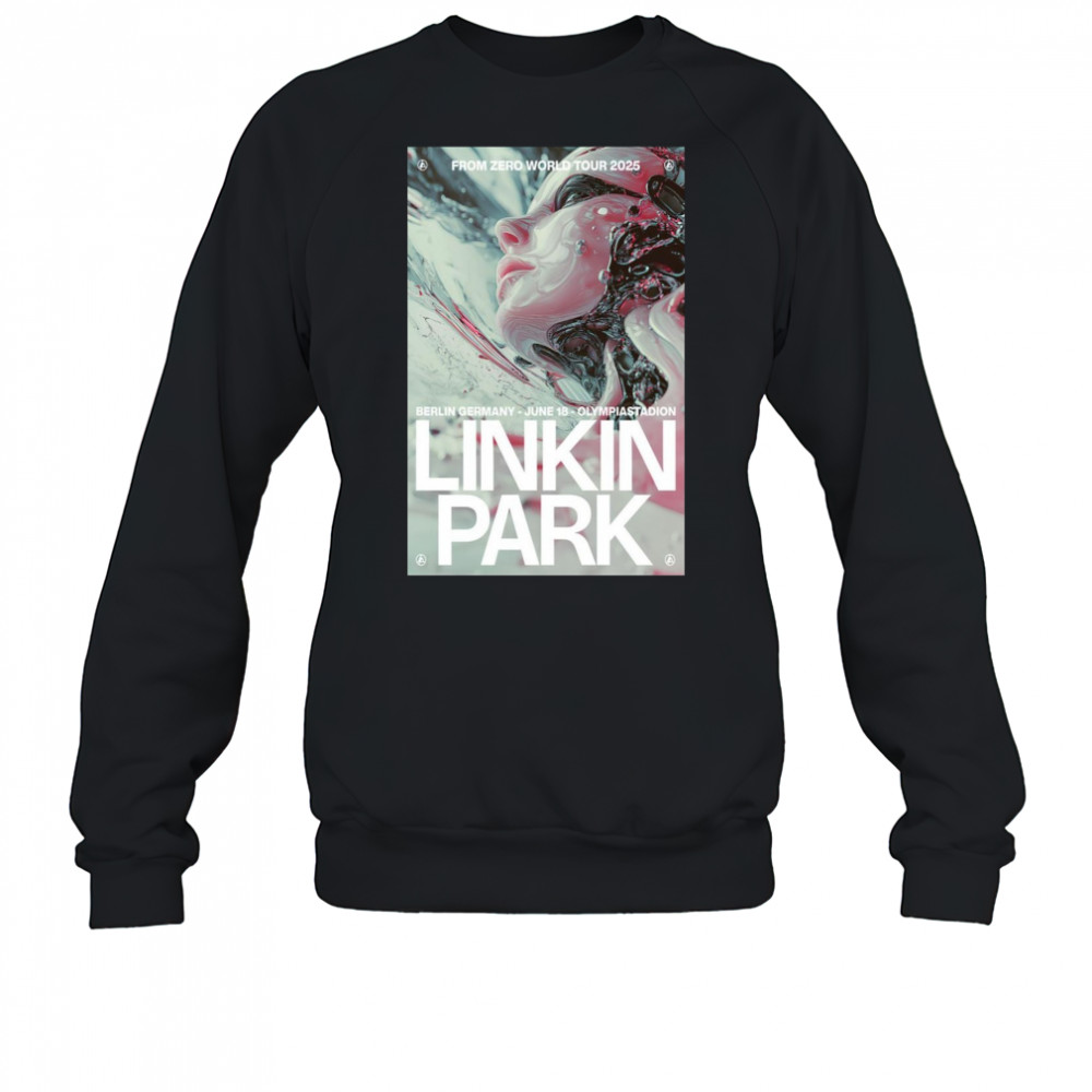 Linkin Park Olympiastadion June 18 2025 Berlin Germany Concert Poster T-Shirt Sweatshirt