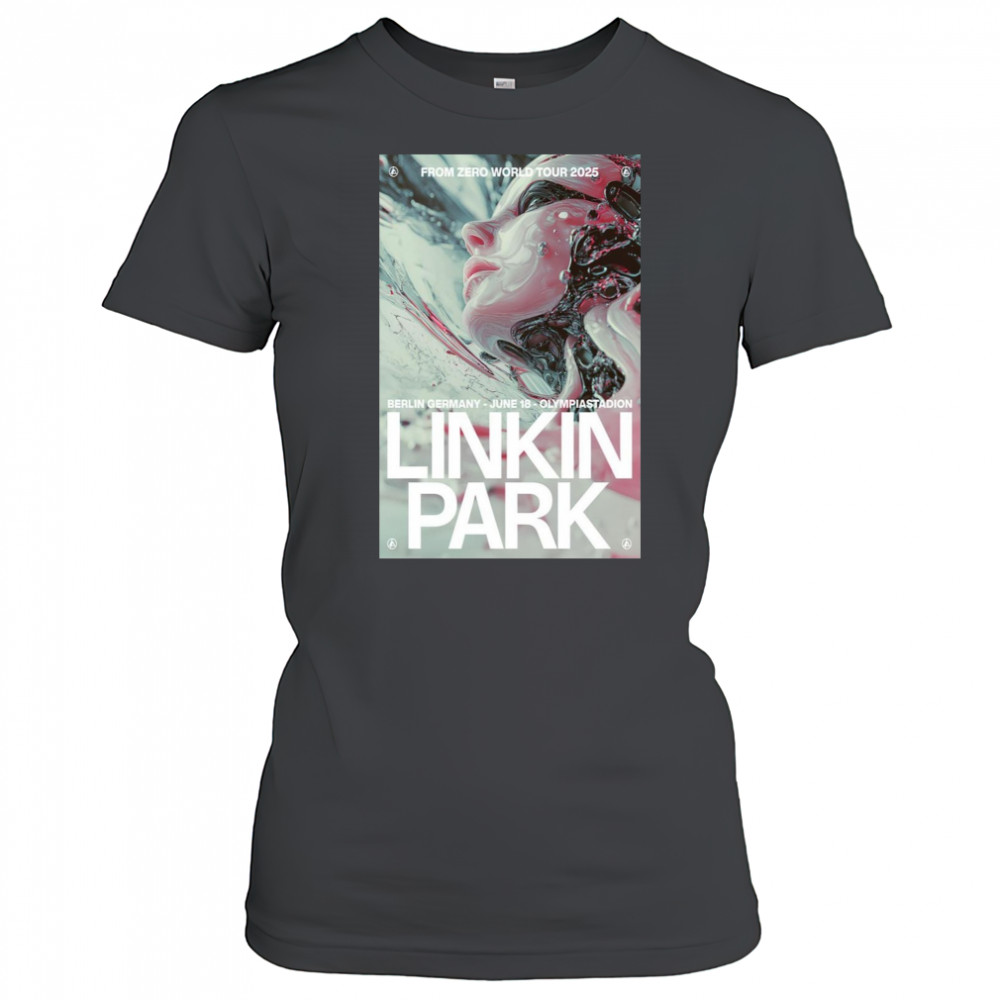 Linkin Park Olympiastadion June 18 2025 Berlin Germany Concert Poster T-Shirt Women's T-shirt