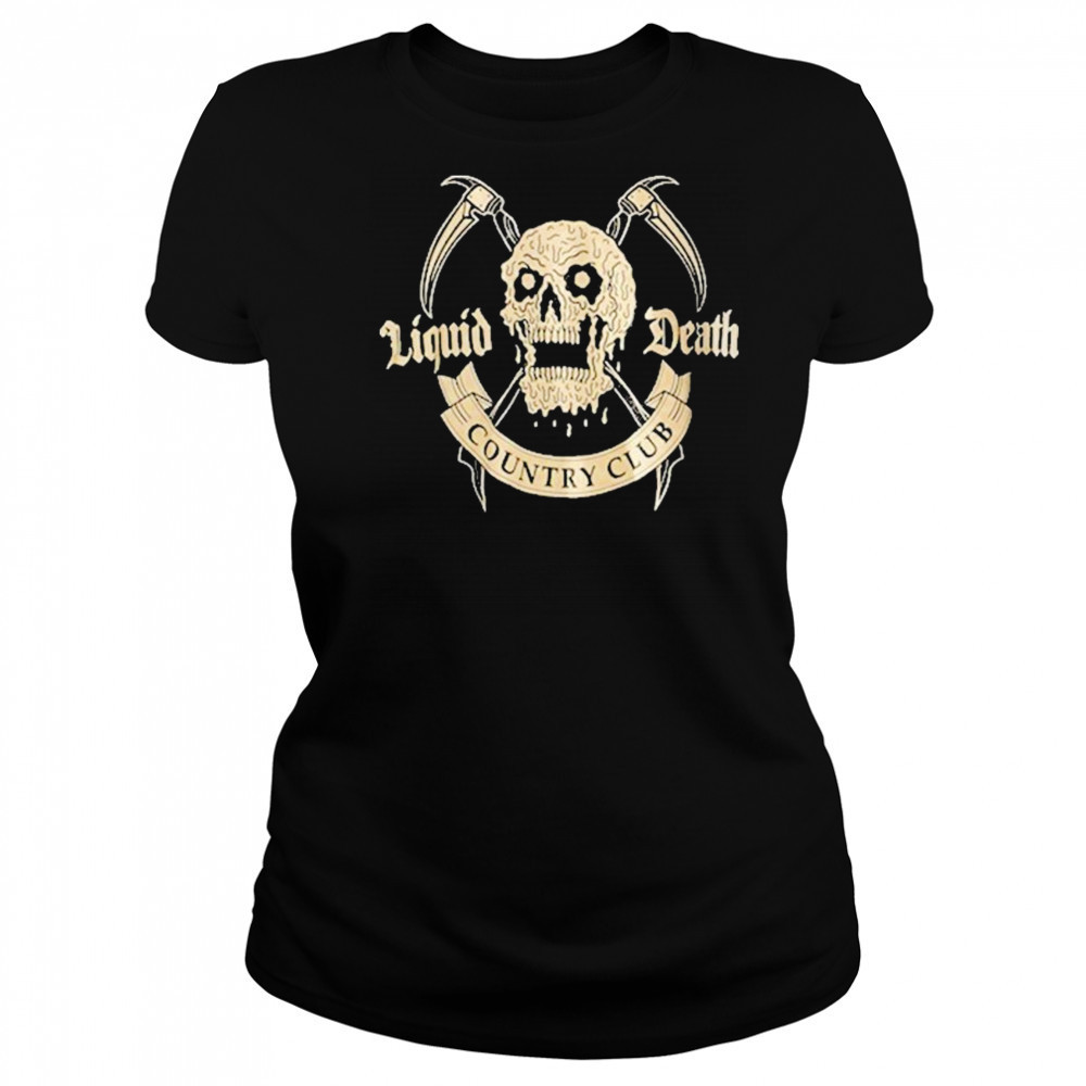 Liquid Death Country Club Death T-shirt Women's T-shirt