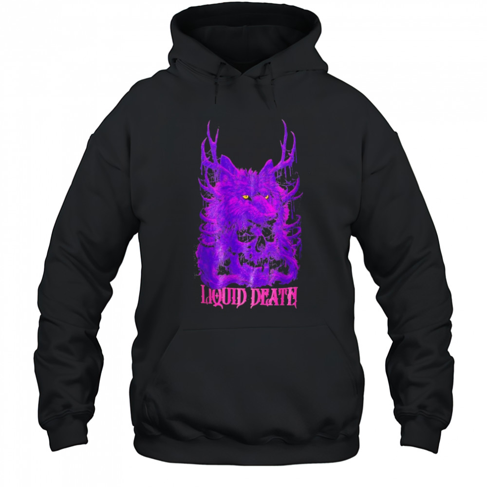 Liquid Death Deathwolf T-shirt Hoodie