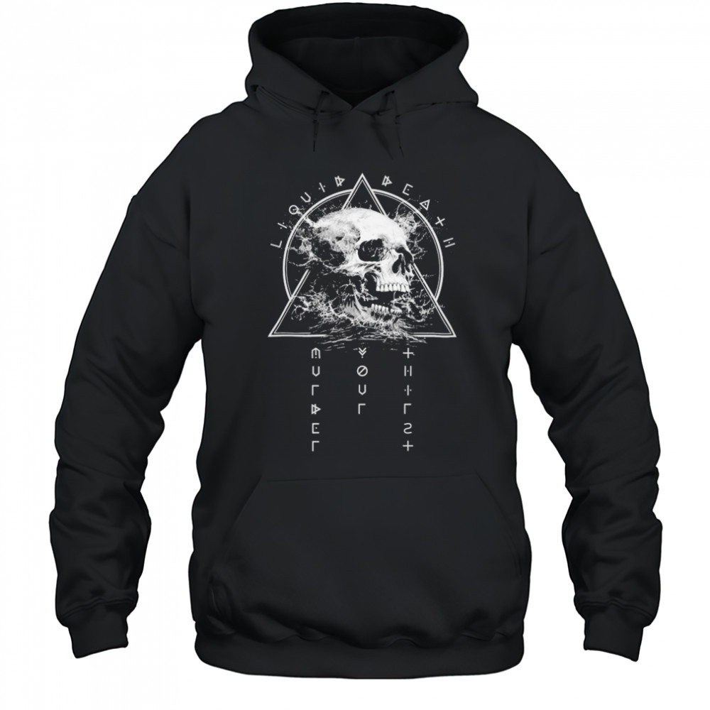 Liquid Death Doominati Skull T-shirt Hoodie