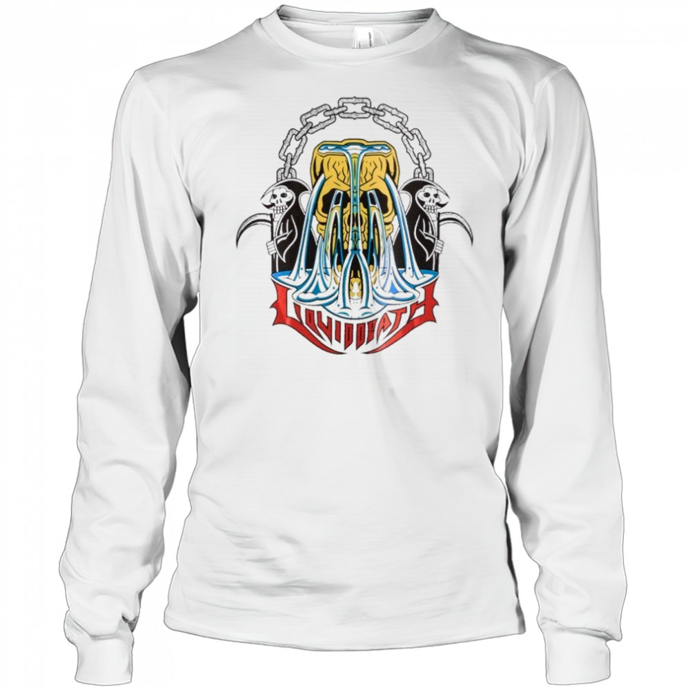 Liquid Death Double Death T-shirt Long Sleeved
