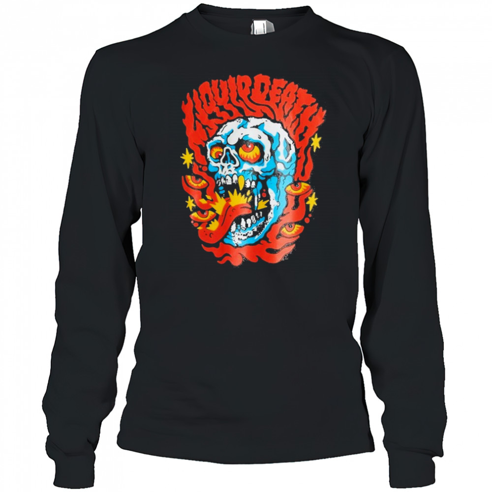Liquid Death Melter Skelter T-shirt Long Sleeved