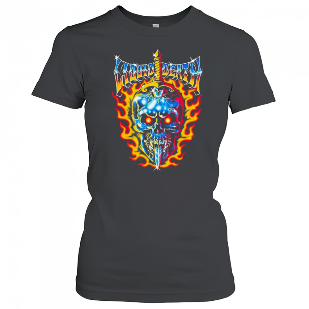 Liquid Death Swordface Skull T-shirt Women's T-shirt