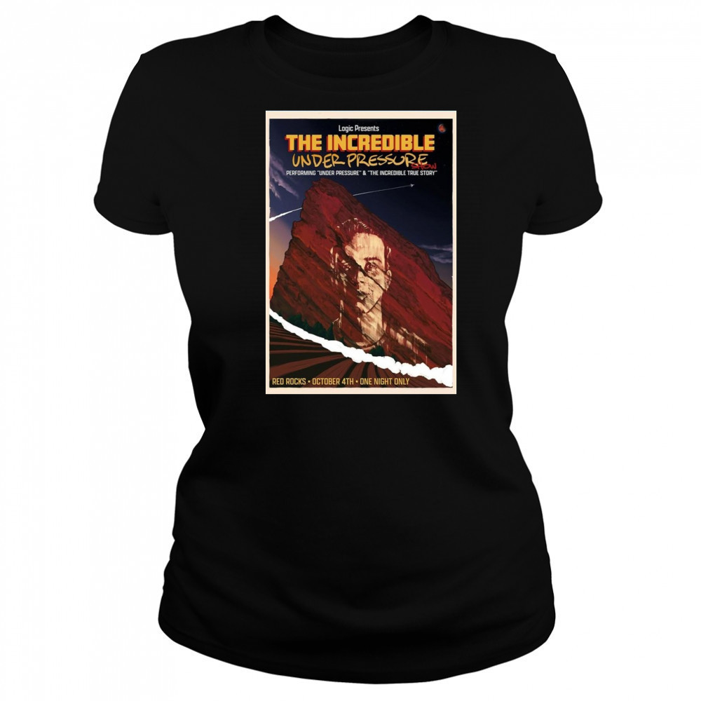 Logic Red Rocks Oct 4 2025 Poster T-Shirt Women's T-shirt