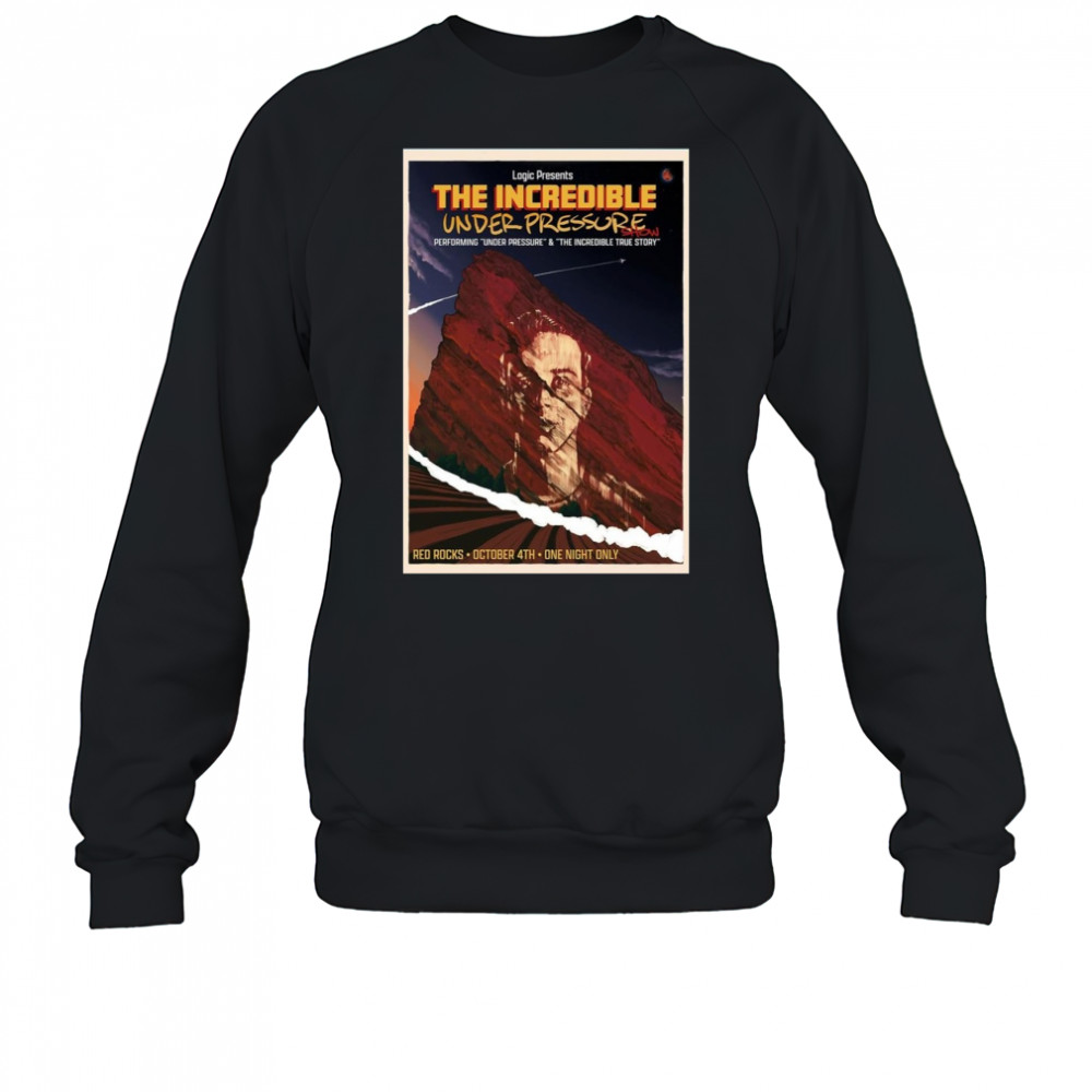Logic Red Rocks Oct 4 2025 Poster T-Shirt Sweatshirt