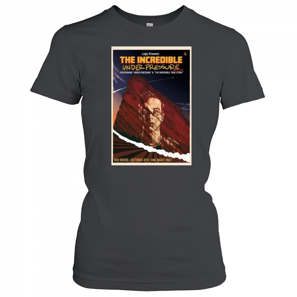 Logic Red Rocks Oct 4 2025 Poster T-Shirt Women's T-shirt