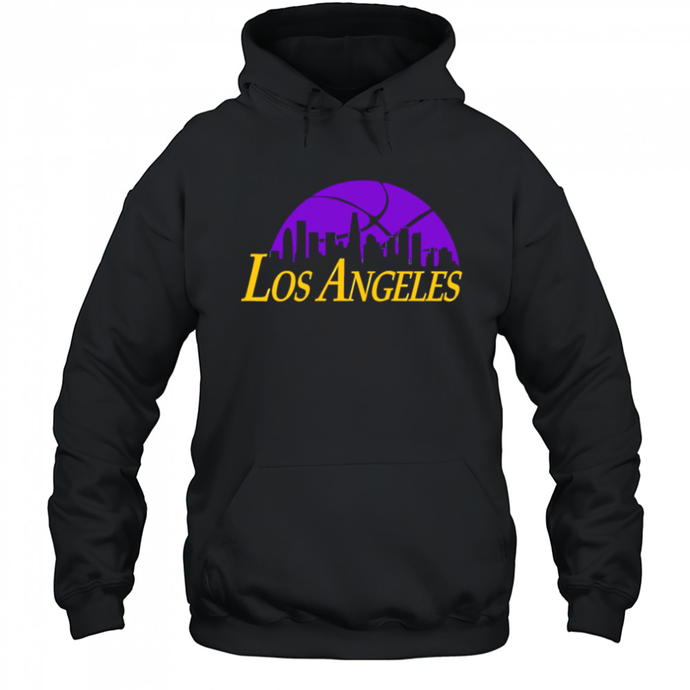 Los Angeles Lakers Cityscape Skyline style 2025 shirt Hoodie