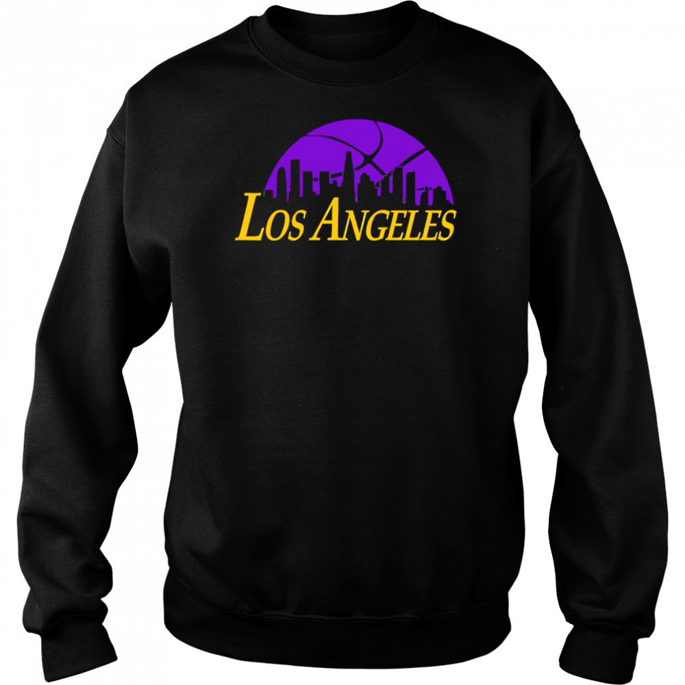 Los Angeles Lakers Cityscape Skyline style 2025 shirt Sweatshirt