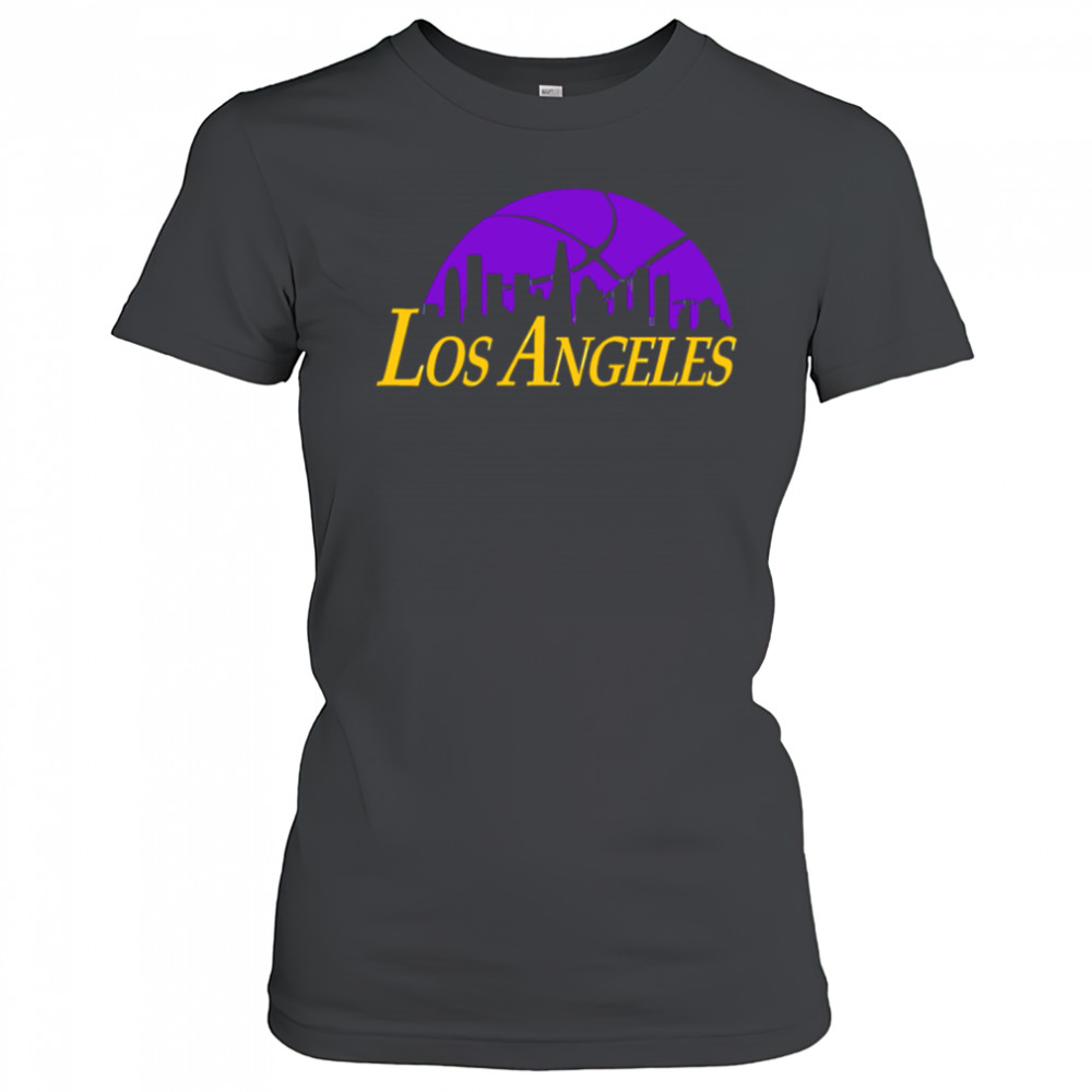 Los Angeles Lakers Cityscape Skyline style 2025 shirt Women's T-shirt