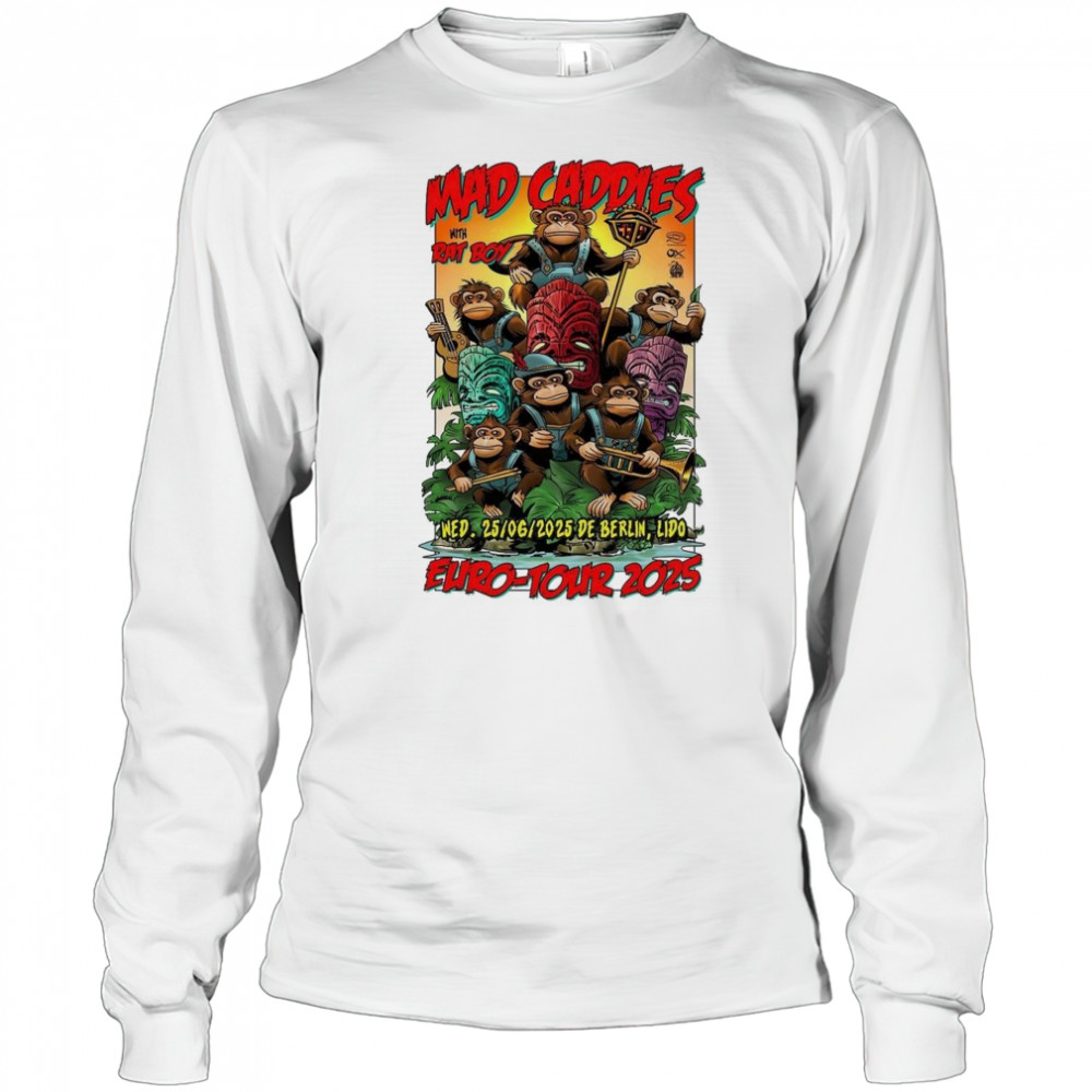 Mad Caddies x Rat Boy Lido Berlin Poster June 25 2025 Shirt Long Sleeved
