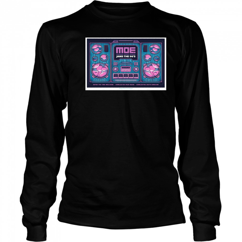 MOE. On June 18 2025 Charleston Pour House Show Poster T-Shirt Long Sleeved